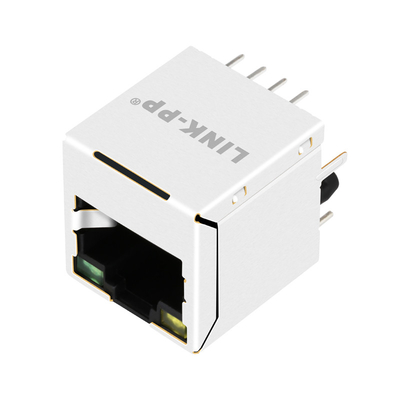 Base-t compatibile Rj45 verticale Magjack di UDE RV8-ZZ-0026 LINK-PP 10G con giallo/verde principali