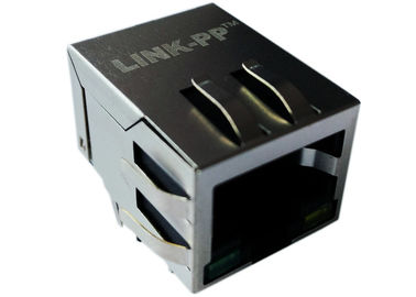 Singolo porto giallo arancione del LED Rj45 LPJ0011A114NL RJ45, Ethernet 10/100mbps