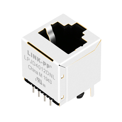 Porto verticale LPJD4012DNL di Jack Industrial Top Entry Single di magnetica di JXD2-0Z14NL RJ45
