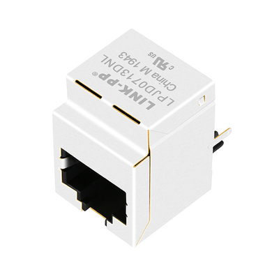 Base-t 1000 di HFJV1-1G01RL RJ45 Jack Without Leds verticale LPJD0713DNL