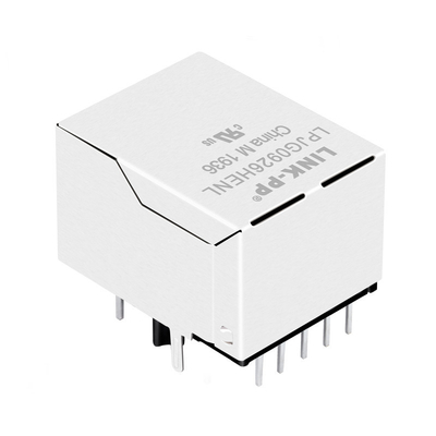 1000Base-T Single Port RJ45 Jack modulare con POE+ LPJG0926HENL