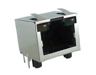 Tab Up 8P8C Jack modulare RJHSEL38H 1x1 blindato con LED