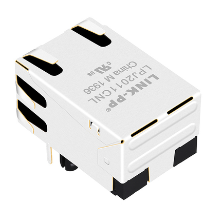 LPJ2011CNL 10/100 Base-T RJ45 MagJack 1x1 Port Tab Up senza LED