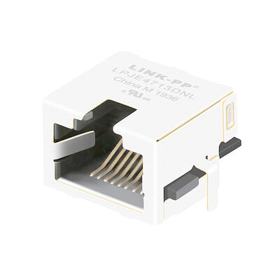 Linguetta schermata supporto di basso profilo modulare di RJ45 Jack SMT metà di su 8.5mm ISO9001