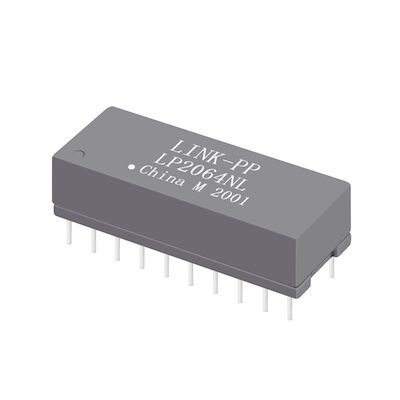 HST-2027 DAR Dual Port 10/100 di BASE-T THT 24 Pin Ethernet Transformer Modules LP2064NL