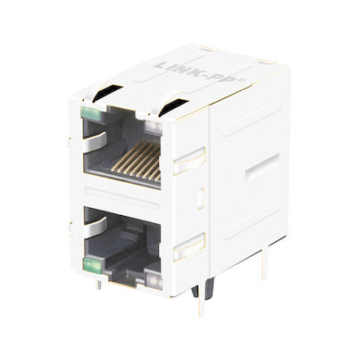RM3-KA-0005 porto 1000 della base-t 2x1 RJ45 Mmagnetic Jack LPJG17549A8NL