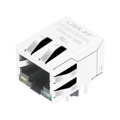 RJLBC-060TC1 RJ45 Jack modulare 10/100 di LED integrato filtrato BASE-TX