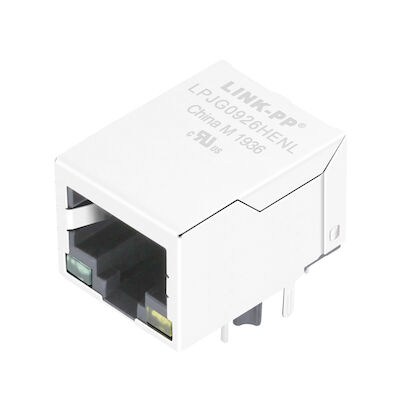 1x1 porta 1000Mbps POE+ RJ45 Filter Connector Module LPJG0926HENL