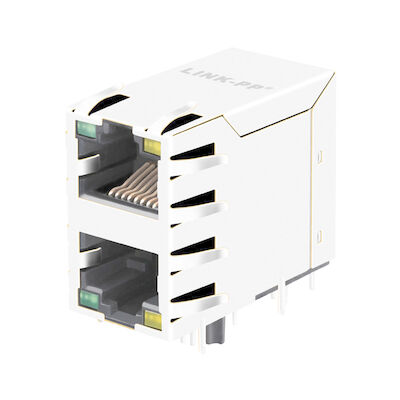 1-6368011-4 2x1 porto RJ45 modulare Jack Connector Without Magnetics LPJE17200AENL