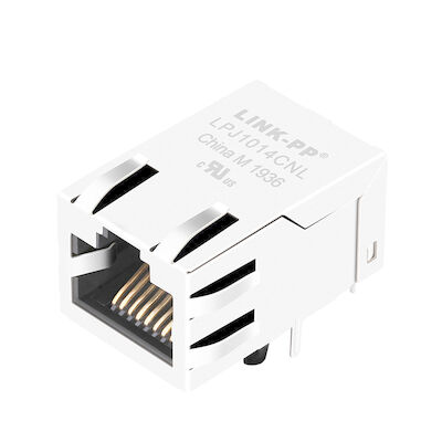 PWB Jack LPJ1014CNL del porto della base-t RJ45 di MJF13T25U-KF06B3-0808-LF 100 singolo