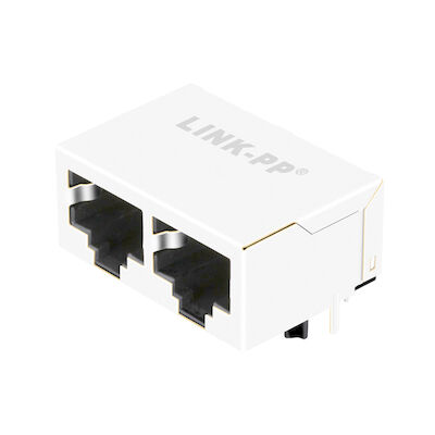 5406566-1 10/100 di porto della base-t 1x2 senza magnetica RJ45 Jack Connectors modulare LPJEF102DNL
