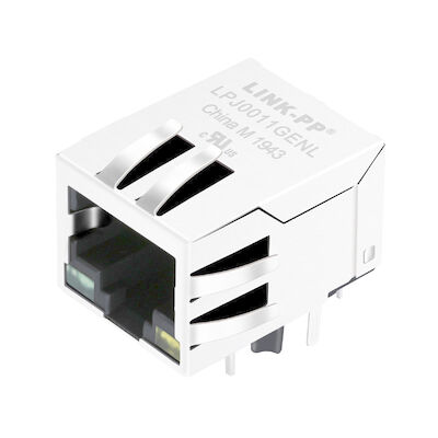 13F-64ERGYDPZ2NL RJ45 magnetico Jack LPJ0011GENL, 1x10/100Base-T schermo W/LEDs