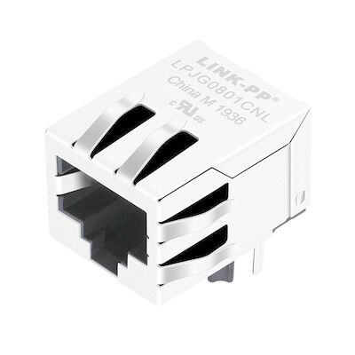 Singole prese modulari LPJG0801CNL RJ45 del porto RJ45 di HR901131C senza LED Emi Finger
