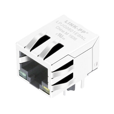48F-01GY2DPL2NL RJ45 magnetico Jack femminile LPJG0801EBNL per rete