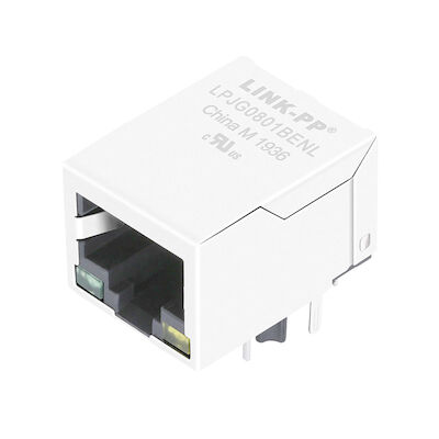 La partita magnetica ATMEGA88PV-10AUR di XRJG-01K-4-H11-120 Rj45 Jack ha incluso il commutatore