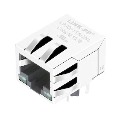 LPJ0011ACNL LED di RJ45 1 x 10/100 di Mbit indicatori 8p8c di Ethernet