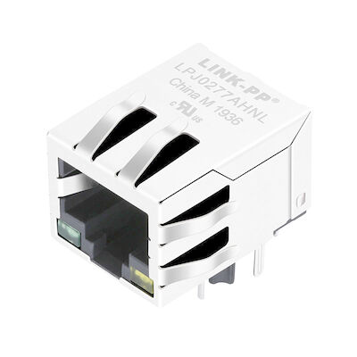 JD0-0004NL Connettore RJ45 PulseJack PoE 10/100 Base-T con LED