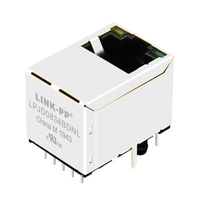 JD3-0002NL completano lo schermo del connettore dell'entrata 1000Base-T Rj45 con il LED