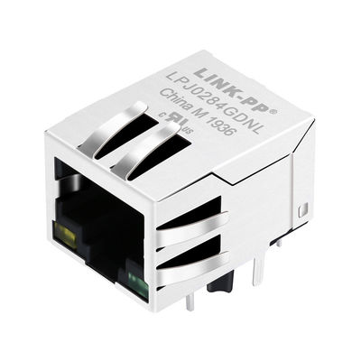 Connettore ARJP11B-MASA-B-A-EMU2 del supporto del PWB del porto Rj45 dell'incrocio di LPJ0284GDNL singolo