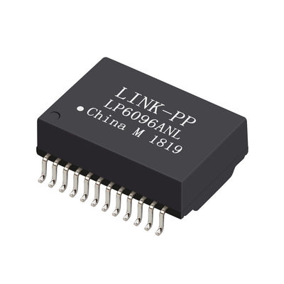 749022017 Pin POE/POE+ 802.3af 802.3at LP6096ANL di Lan Ethernet Magnetic Transformer 24 di gigabit