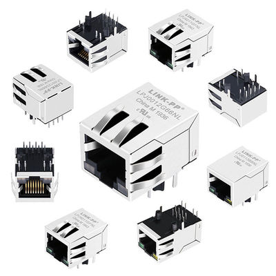 Quadro d'interconnessione di JXR0-0011NLT Sheilded 8P8C Cat5e Lan Network Magnetic RJ45 Jack