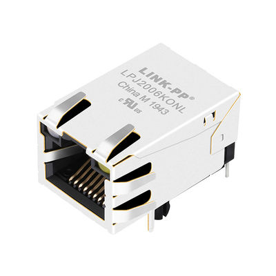 Linguetta-Su veloce di Ethernet 1x1 della Base-TX di JP006821UNL 100 con il perno RJ45 del LED 8
