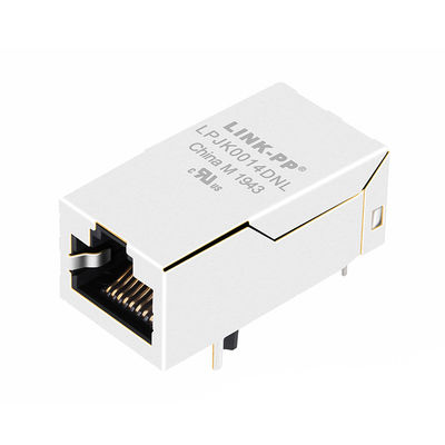 Base-t 1000 del porto di JK0-0018NL 1x2 senza connettore industriale principale di Ethernet di Lan Port Network Jack RJ45 di Ethernet