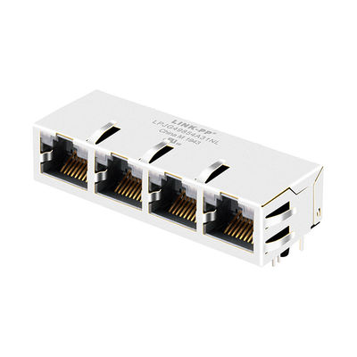 Equivalente al fermo di gigabit Rj-45 del porto di JXG0-0098NL 4 su con il LED