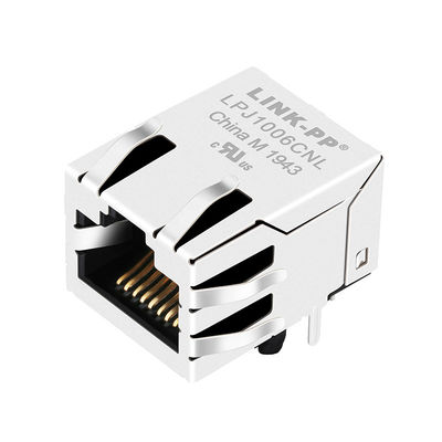 1x1 dei CAT 5 & 6 di J1006F21NL di UTP 100 della Base-TX Linguetta-Su veloce di Ethernet RJ45