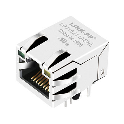P26-P01-18K7 = RT7-ZZ-0027 Rj45 Jack modulare 1 x 1 porto con il LED LPJ16211AENL