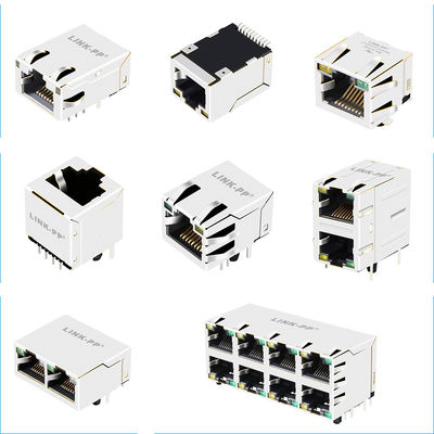 RJ45 Jack With modulare/senza magnetico nessuno POE/POE/POE+