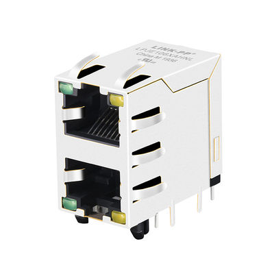 XRJD-S-21-8-8-4 ha impilato il RJ45 2x1 senza connettore LPJE106XAHNL della rete del trasformatore
