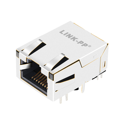 Base-t modulare 1000 del porto Rj45 Jack di L8BE-1G1T-BFH 1x1 Tab Up Green Led Shielded