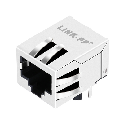 10/100 di base-t JV026I21NLT Tab Down 1 Ethernet Jack Shielded Without Led del porto Rj45