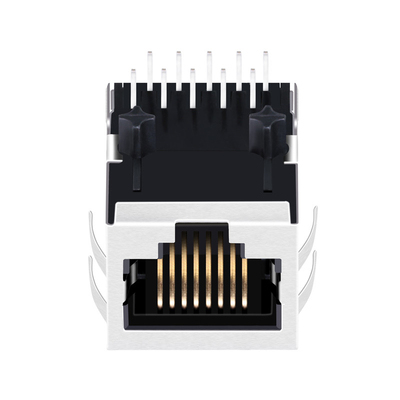 JV011I21NLT Tab Down Shielded 10/100 singolo di connettore del porto Rj45 della base-t senza principale