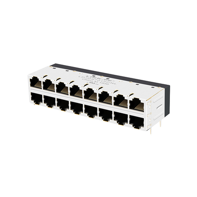 Entrata laterale RJ45 magnetico Jack Lead Free 2x8 di JT5-2853NL con magnetica integrata