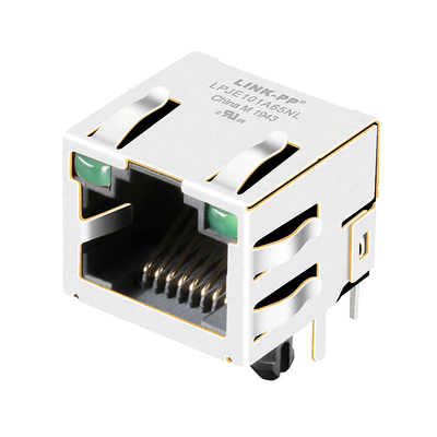 COLLEGAMENTO modulare pp LPJE101A65NL Tab Up di angolo RJ45 Jack Active Ethernet di 90°