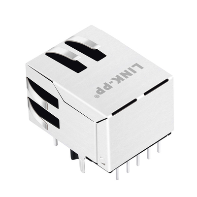 Il fermaglio di Tab Down Low Profile Rj 45 Magjack della base-t di L836-121T-KD 2.5G con Gy/G ha condotto