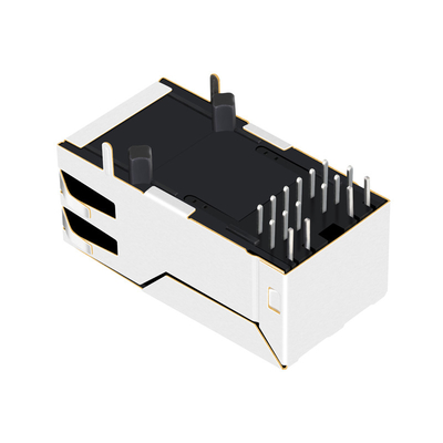 La base-t 0875-1X1T-B2 1000 Tab Up 1 porto il RJ45 Jack With modulare OG/Y ha condotto