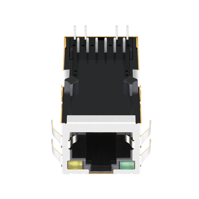 Il singolo porto Rj45 Magjack della base-t 0826-1AX1-47-F 10/100 ha integrato il connettore