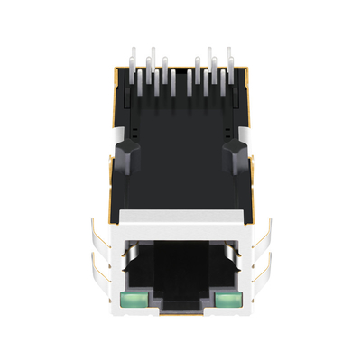 La base-t 1000 di L826-1G1T-32-F Tab Up Low Profile Rj 45 moduli di connettore si inverdisce/verde principale