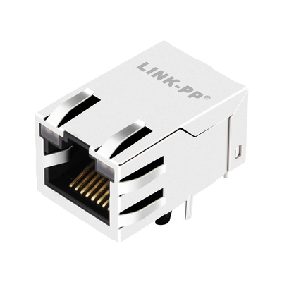 Porto magnetico Tab Up GO/GO LED della presa RJ45 1X1 di 08B0-1B1T-06-F 100 BASE-T