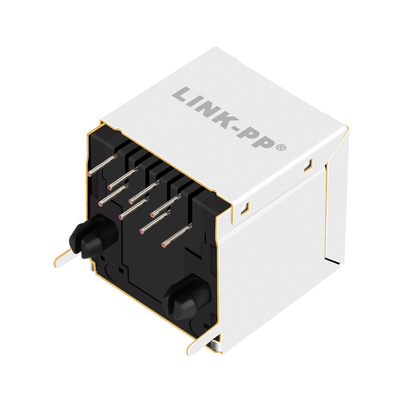 JXD2-0Z11NL senza ENTRATA VERTICALE 8P8C della CIMA del LED 100BASE-T RJ45 Jack