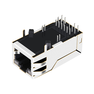 Linguetta del porto RJ45 MagJack 16pin di 56F-1801DDD2NL 2.5G BASE-T POE+ 1X1 SU con il LED