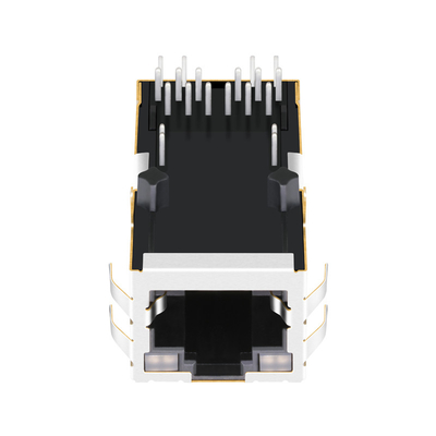 Linguetta di 56F-1802DDD2NL 2.5G BASE-T su un porto POE+ RJ45 magnetico Jack 16p8c