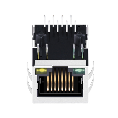 Singolo connettore magnetico Tab Down del porto RJ45 di ARJM11A1-009-AB-EW2 100 BASE-T 8P8C