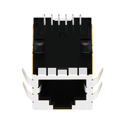 08B1-1X1T-06-F 100 porto RJ45 Jack Tab Up Without Led magnetico LPJ2011CNL della base-t 1x1